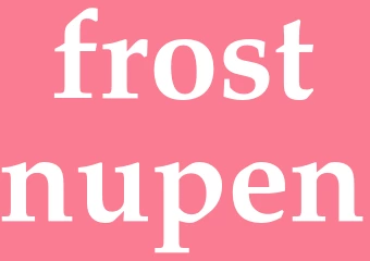 Synonym frostnupen