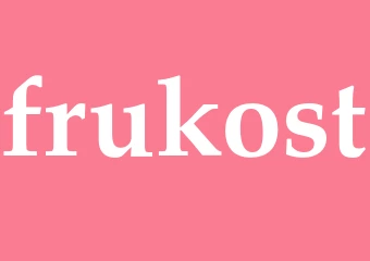 Synonym frukost