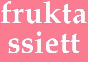 Synonym fruktassiett