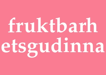 Synonym fruktbarhetsgudinna