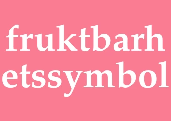 Synonym fruktbarhetssymbol