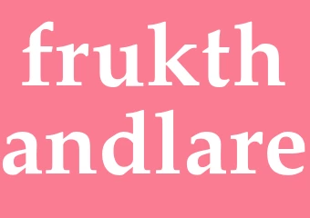 Synonym frukthandlare