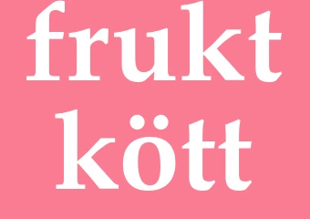 Synonym fruktkött