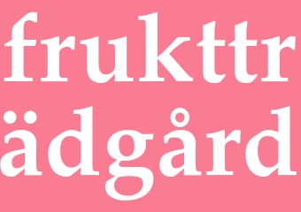 Synonym fruktträdgård