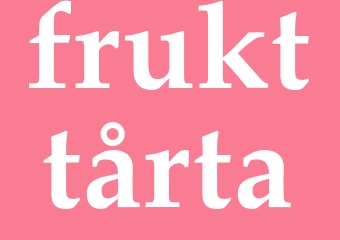 Synonym frukttårta