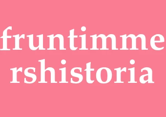 Synonym fruntimmershistoria