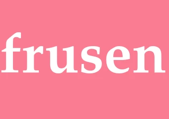 Synonym frusen