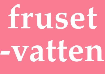 Synonym fruset vatten