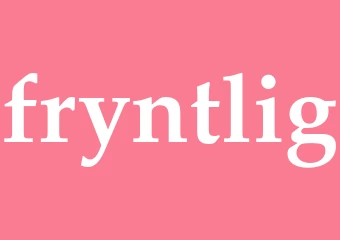 Synonym fryntlig