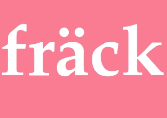 Synonym fräck