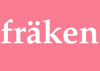 Synonym fräken