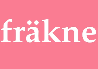 Synonym fräkne