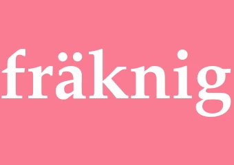 Synonym fräknig