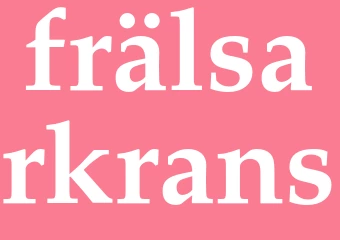 Synonym frälsarkrans
