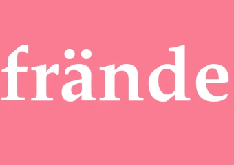 Synonym frände