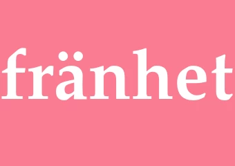 Synonym fränhet