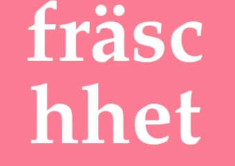 Synonym fräschhet