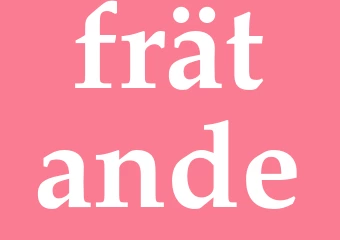 Synonym frätande