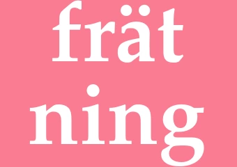 Synonym frätning