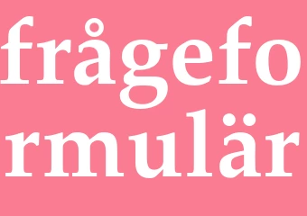 Synonym frågeformulär