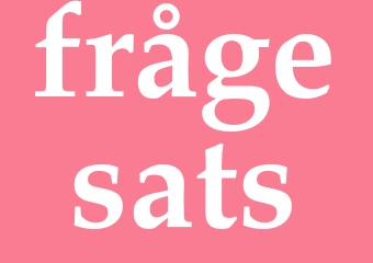 Synonym frågesats