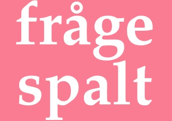 Synonym frågespalt