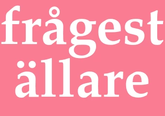 Synonym frågeställare