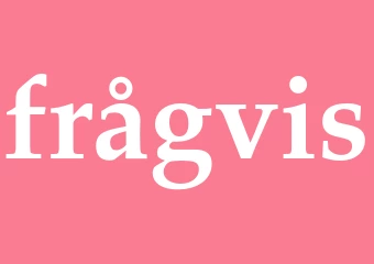 Synonym frågvis