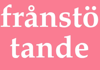 Synonym frånstötande