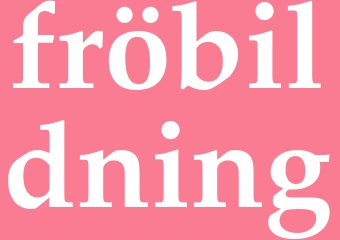 Synonym fröbildning