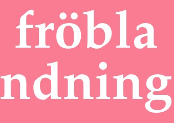 Synonym fröblandning