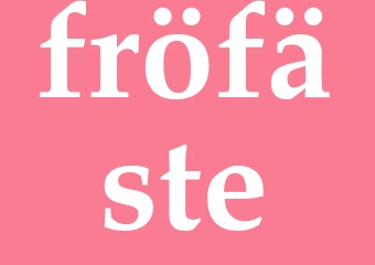 Synonym fröfäste