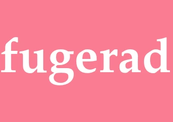 Synonym fugerad