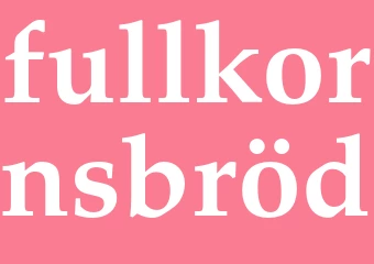 Synonym fullkornsbröd