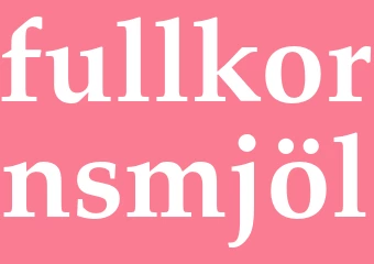Synonym fullkornsmjöl