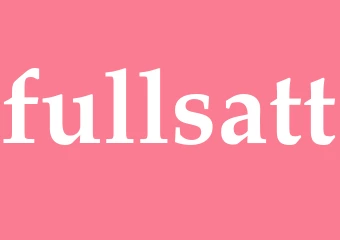 Synonym fullsatt