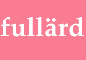 Synonym fullärd