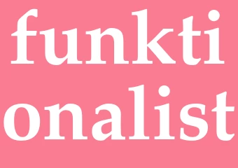 Synonym funktionalist