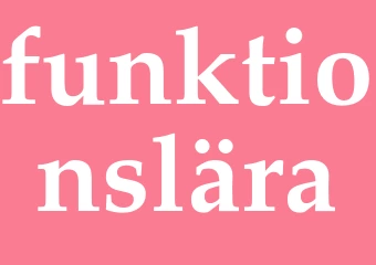 Synonym funktionslära