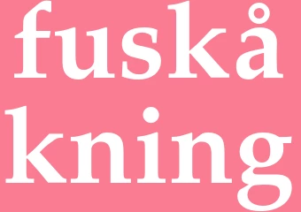 Synonym fuskåkning