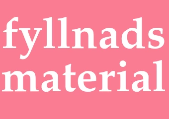 Synonym fyllnadsmaterial