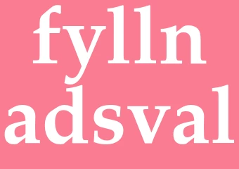 Synonym fyllnadsval