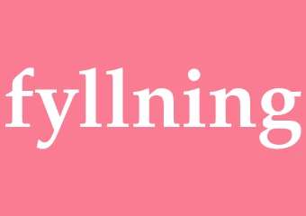 Synonym fyllning