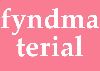 Synonym fyndmaterial