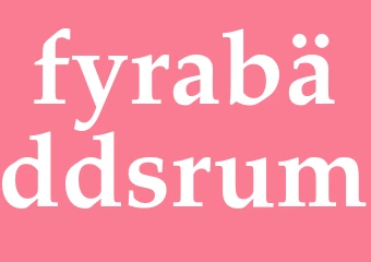 Synonym fyrabäddsrum