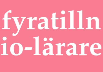 Synonym fyratillnio-lärare