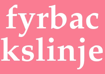 Synonym fyrbackslinje