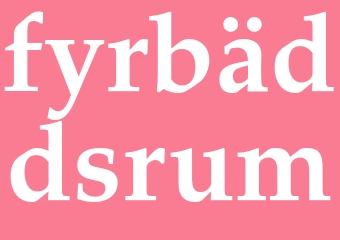 Synonym fyrbäddsrum