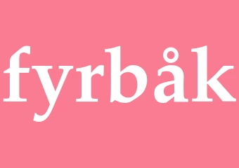Synonym fyrbåk