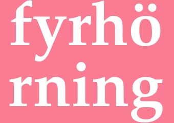 Synonym fyrhörning